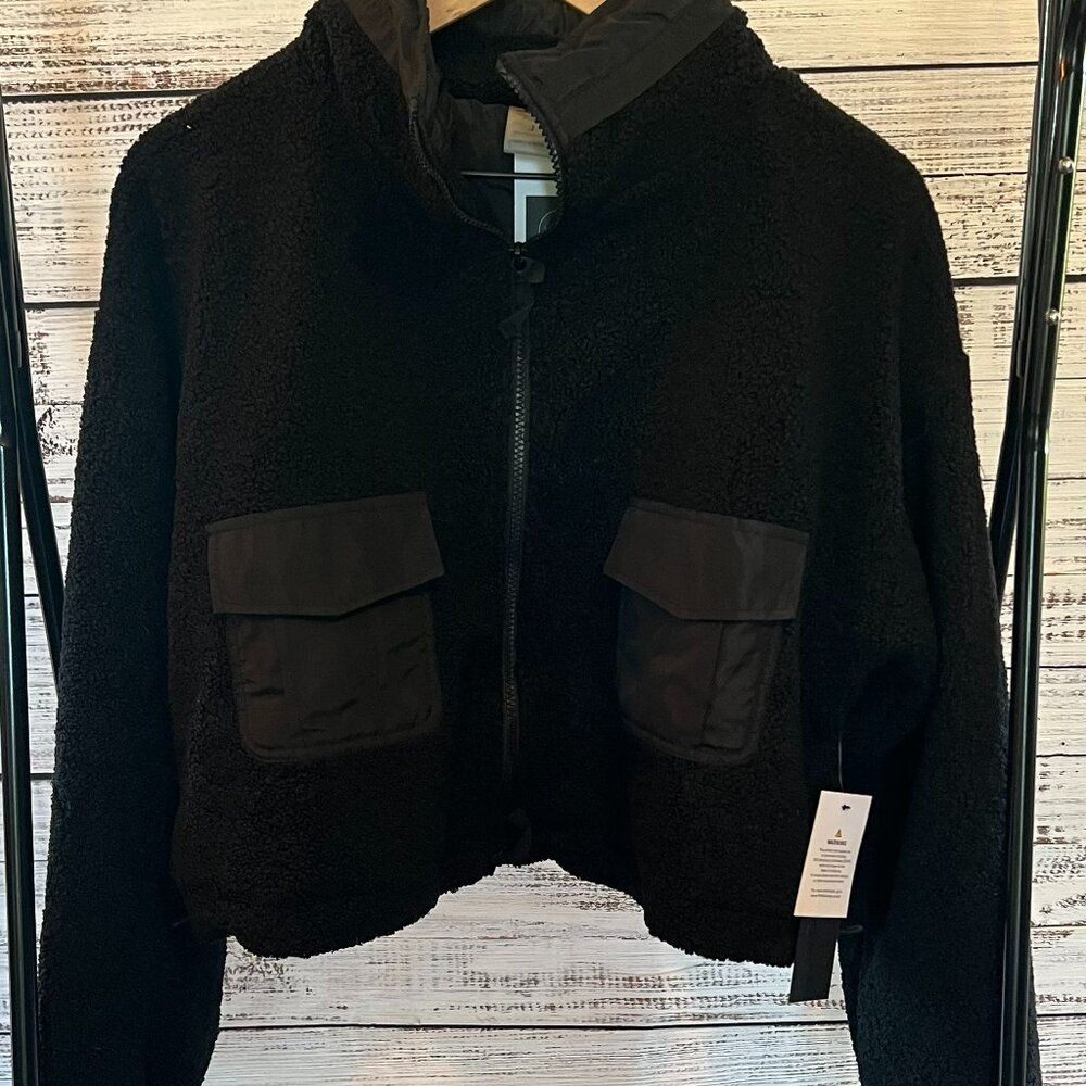 Cropped Sherpa Jacket